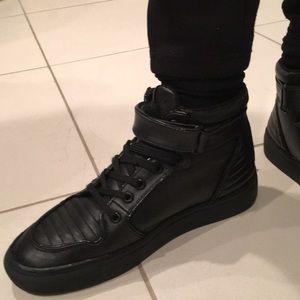 Eleven Paris Black High Top Sneakers